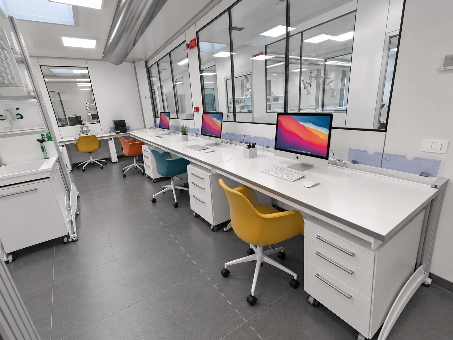 Postazioni tecniche integrate con laboratorio di analisi