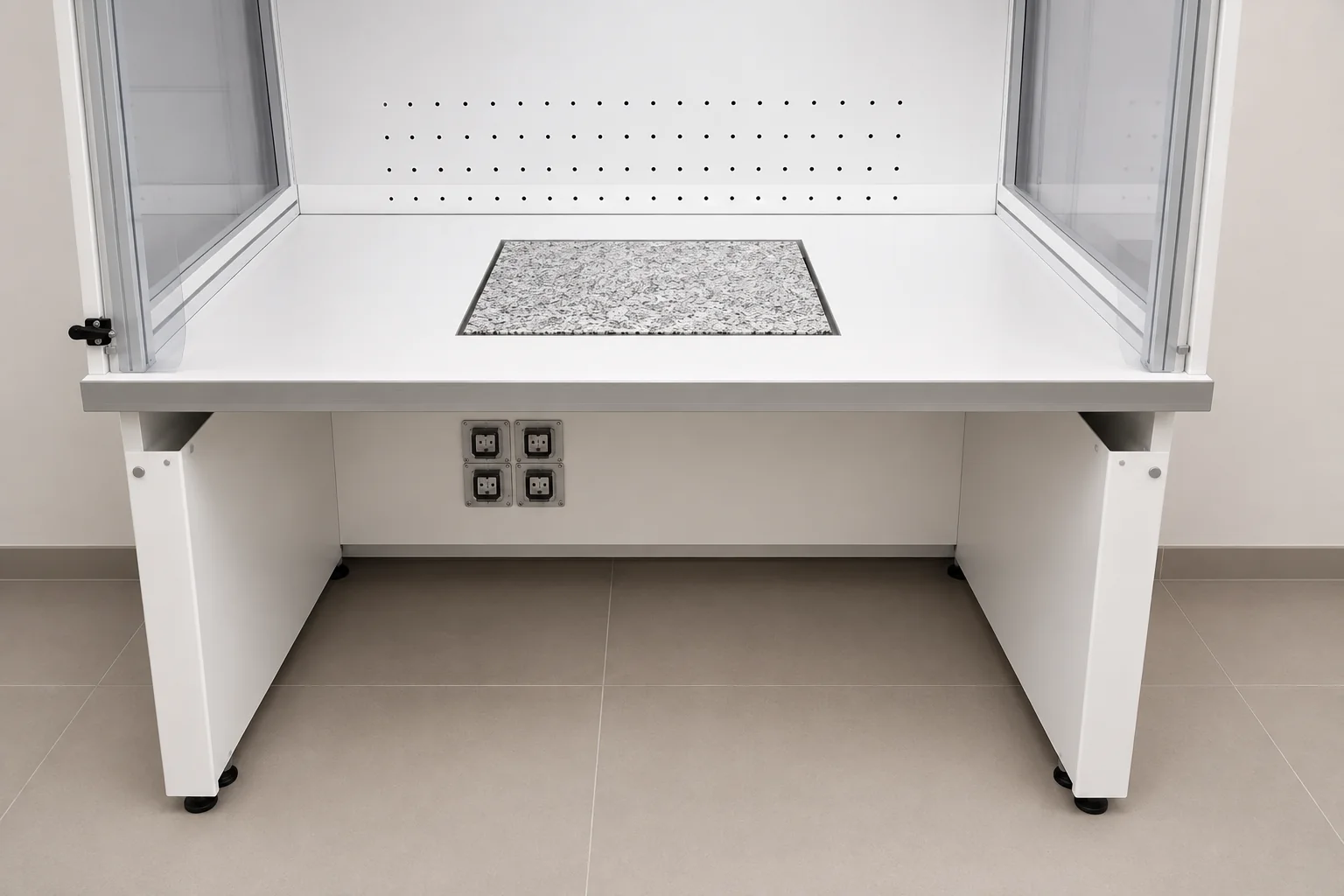 Piano antivibrante integrato nella cabina di pesata Piano antivibrante integrato nella cabina di pesata