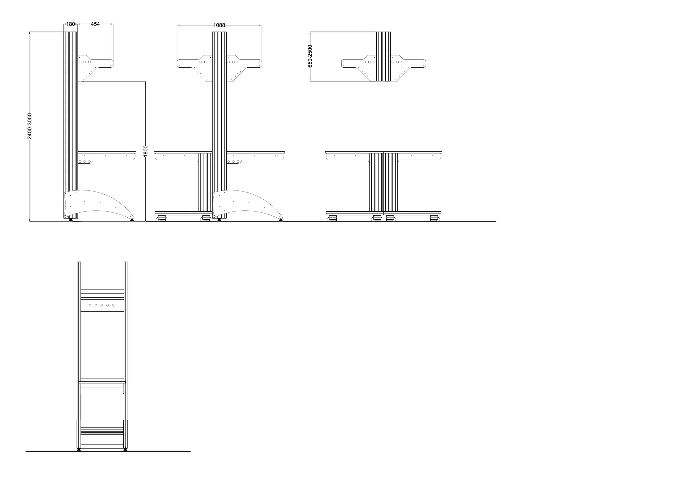 Disegno tecnico Vela Mobile Station